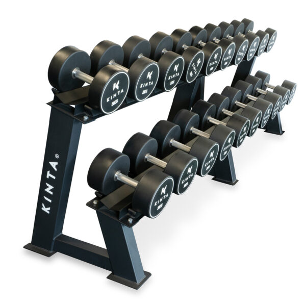 2 Tier Round Head Dumbbell Rack