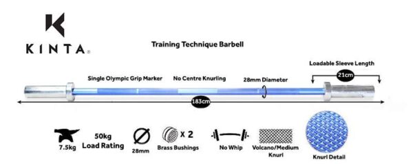 7.5kg training bar details