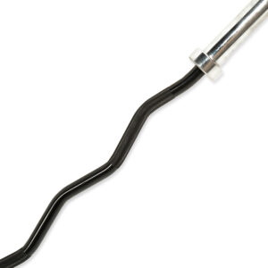 Ez Curl barbell - 10254 black on angle