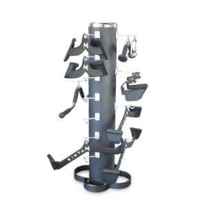 gym cable attachment storage rack