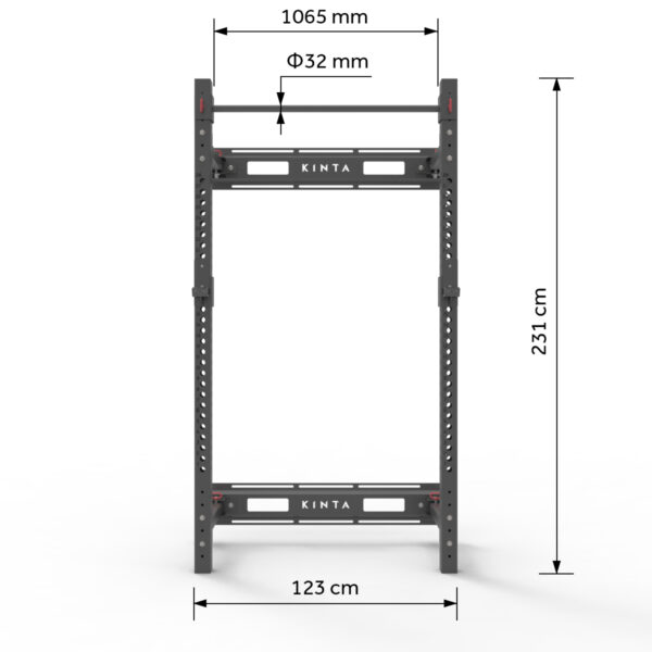 Wall mounted squat rack dimensions