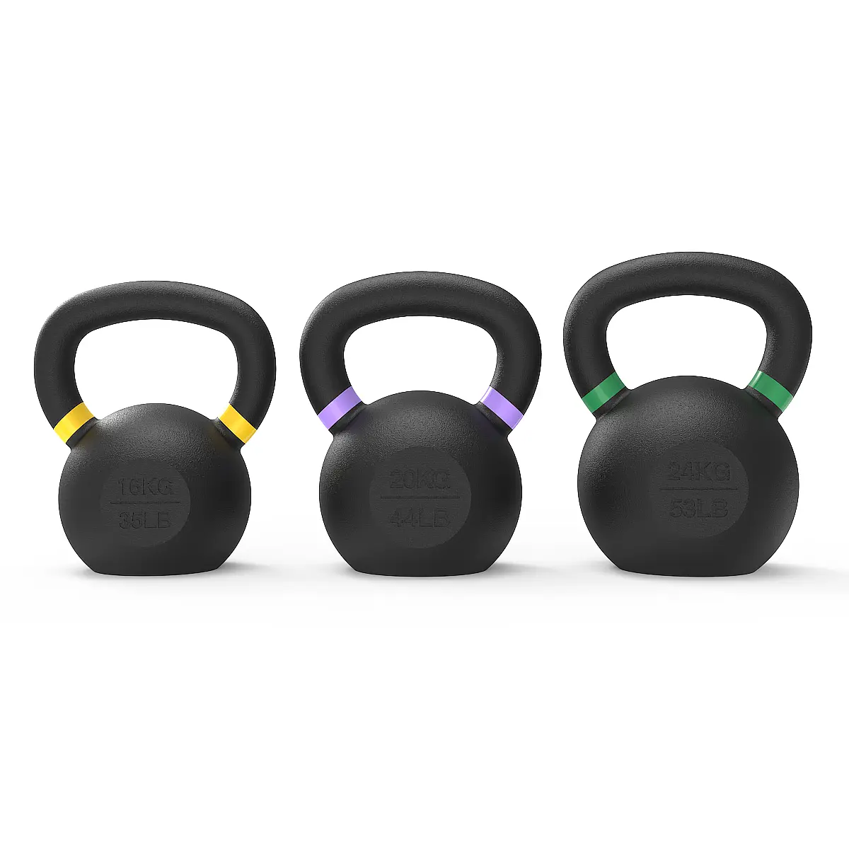 Kettlebell Set 16kg, 20kg, 24kg