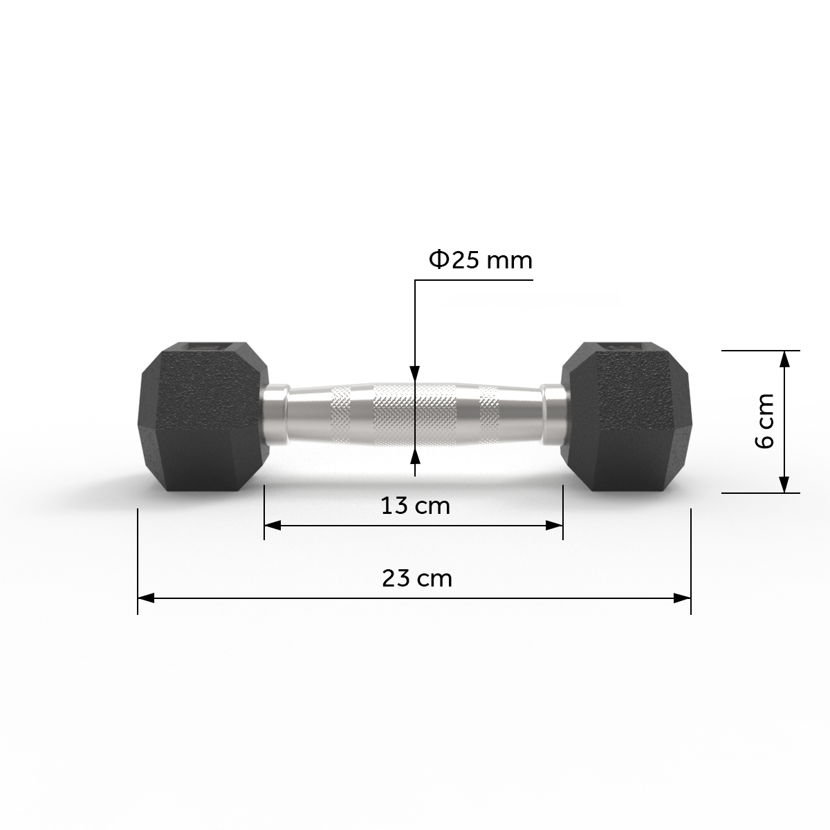 Hex Dumbbells 1kg