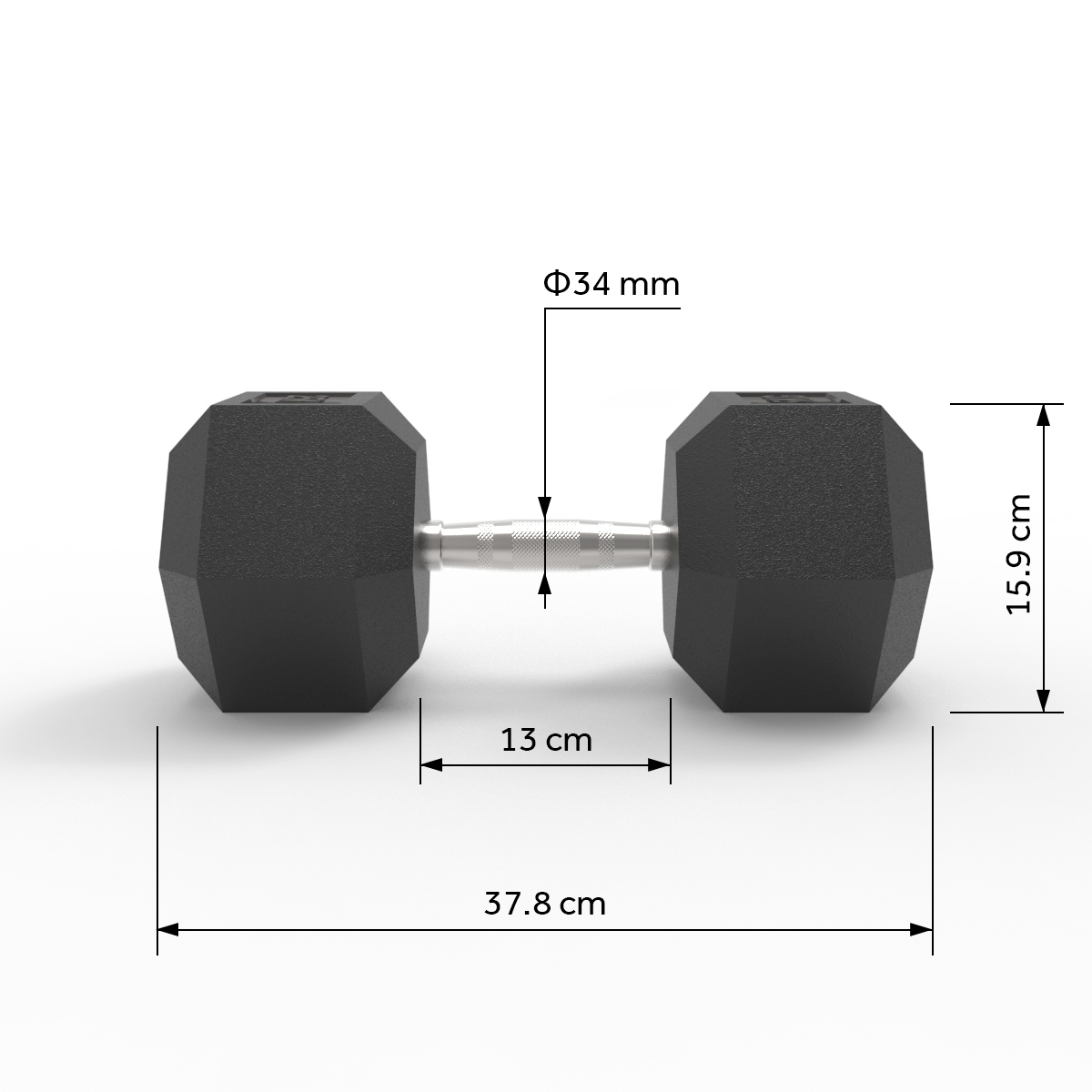 Hex Dumbbells 25kg