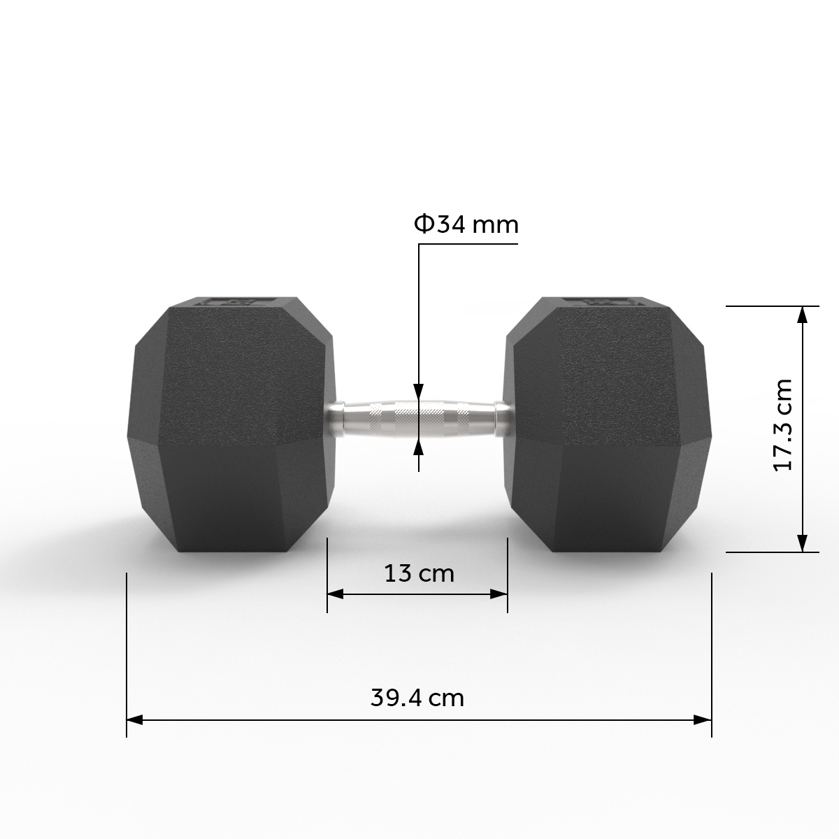 Hex Dumbbells 32.5kg