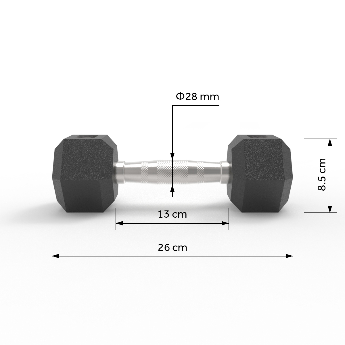 Hex Dumbbells 3kg