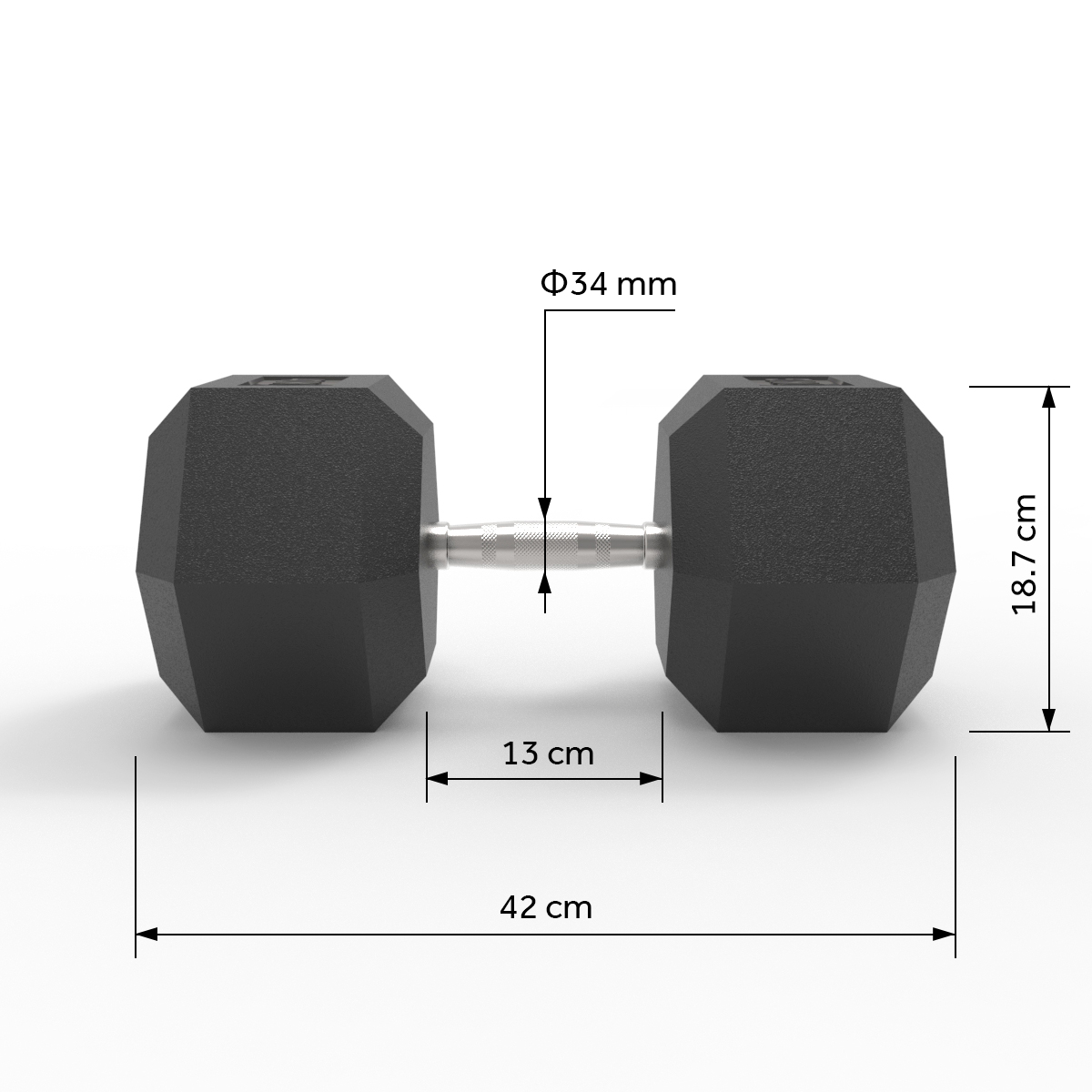 Hex Dumbbells 40kg