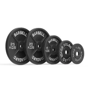 150kg Cast Iron Weight Plate Set