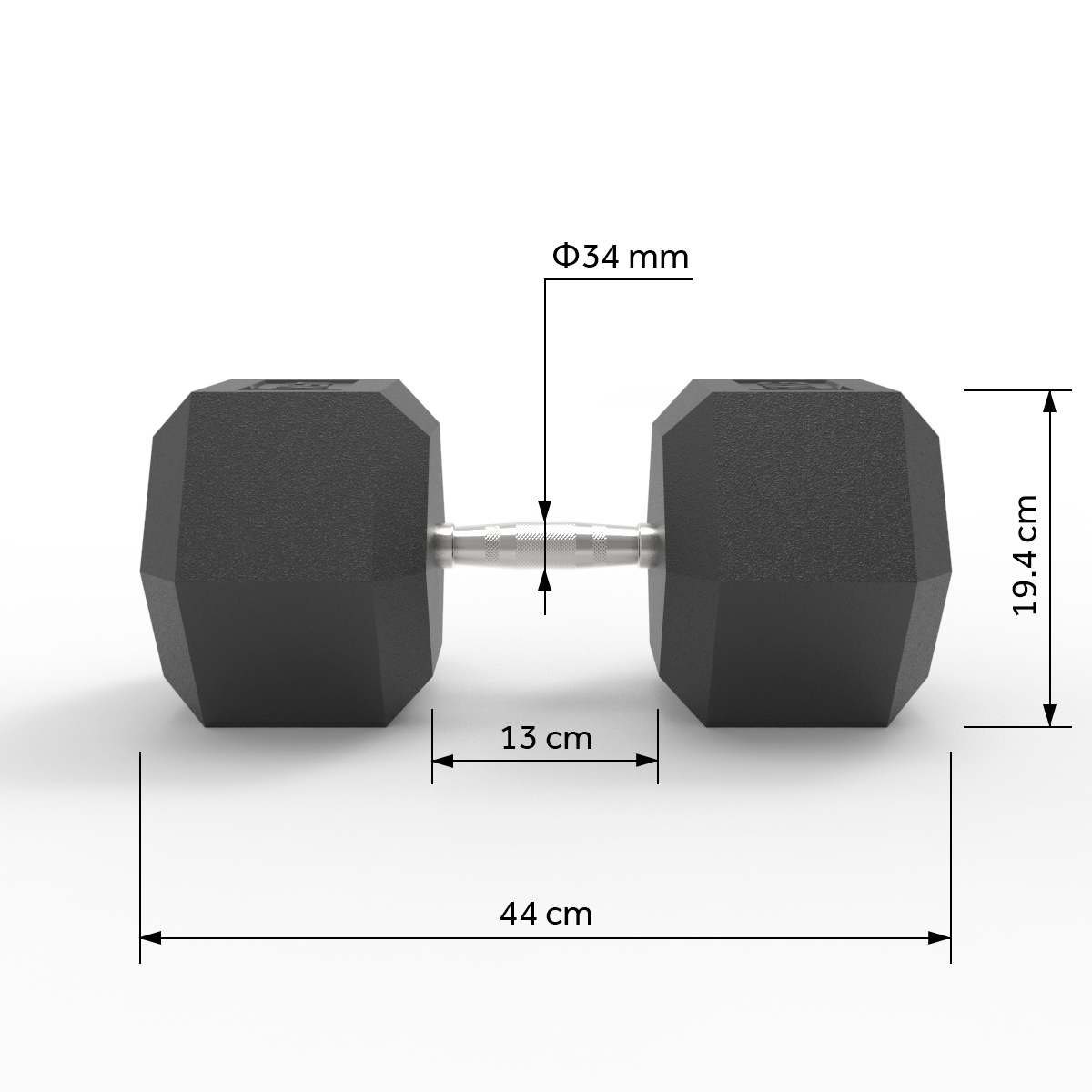 Hex Dumbbells 45kg