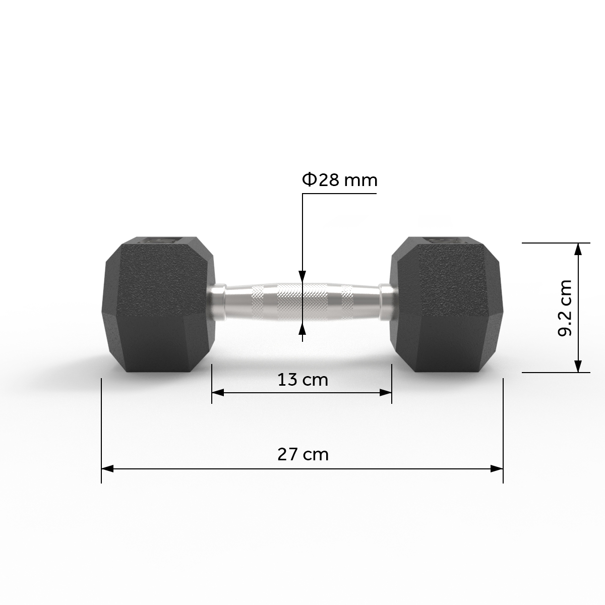 Hex Dumbbells 4kg