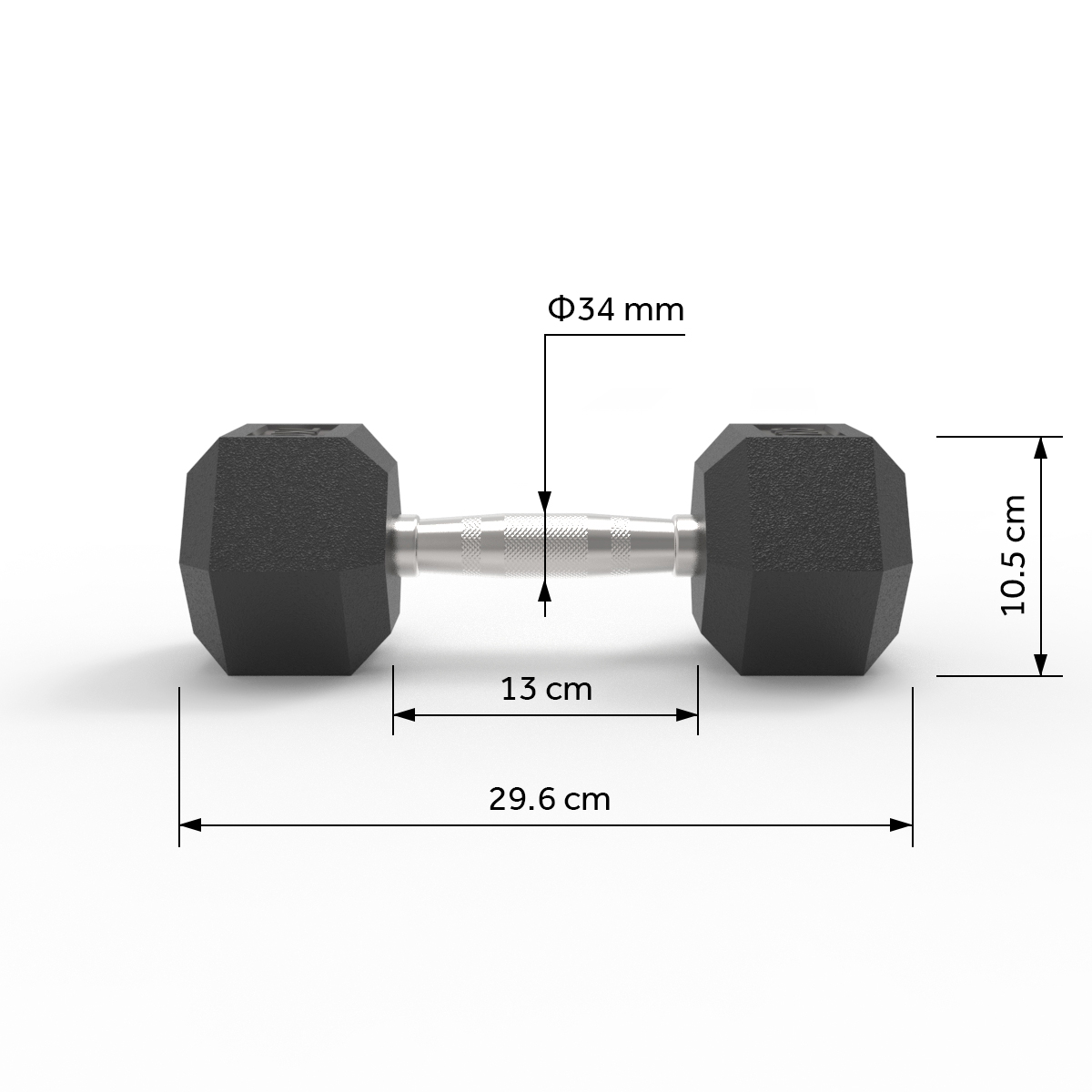 Hex Dumbbells 7kg