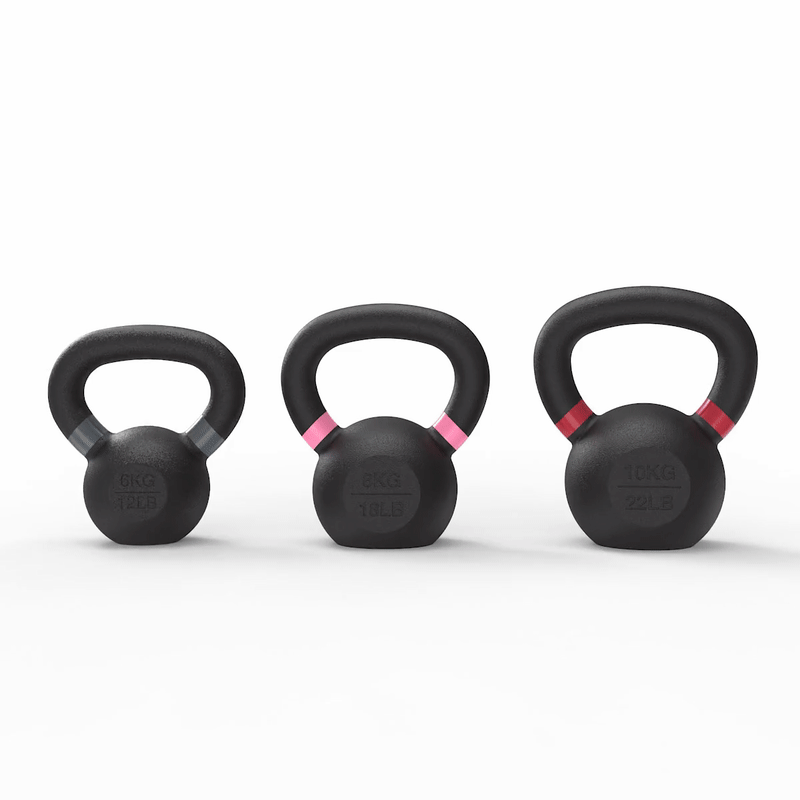 Kettlebell Set, 6kg, 8kg, 10kg