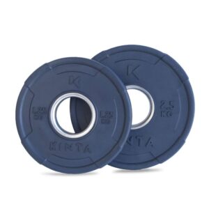 rubber fraction weight plate set