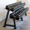 dumbbell rack and set