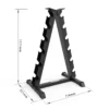 Dumbbell Weight Set and Storage 2kg to 12.5kg