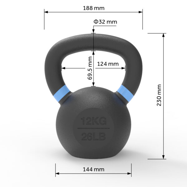 Ironcast Kettlebells 12KG