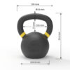 Ironcast Kettlebells 16KG