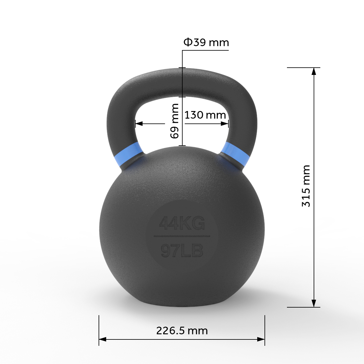 Ironcast Kettlebells 44KG Ironcast Kettlebells 44KG