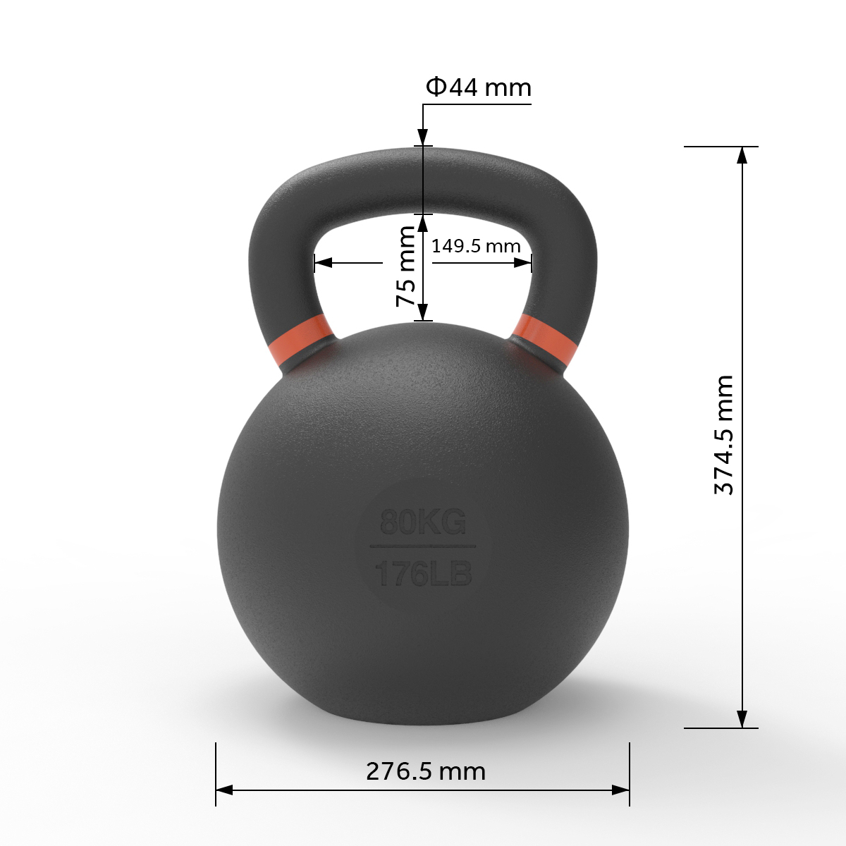 Ironcast Kettlebells 80KG Ironcast Kettlebells 80KG