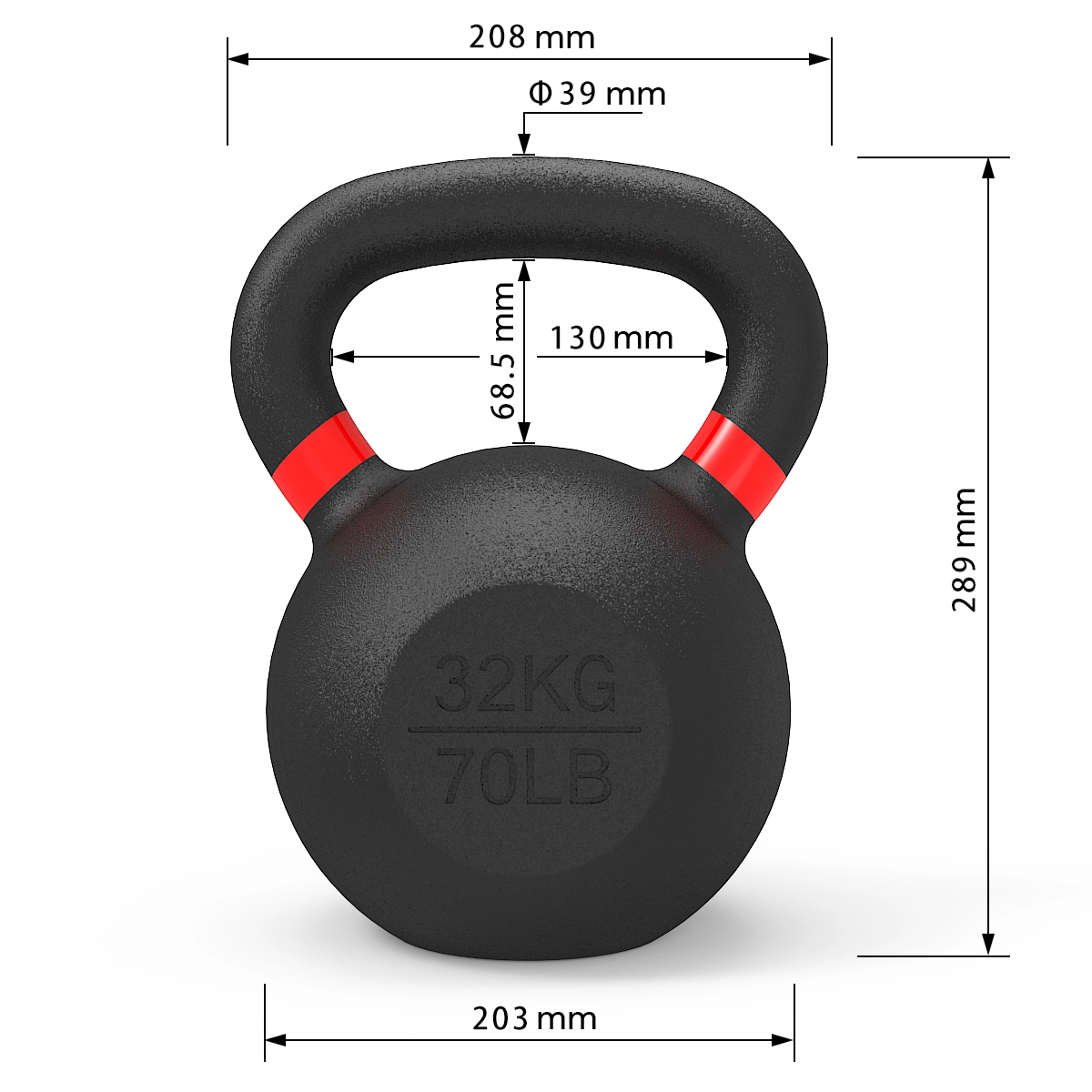 Ironcast Kettlebells - 32kg Ironcast Kettlebells - 32kg