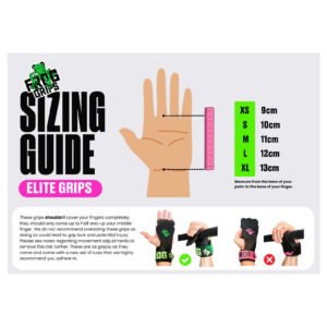 Frog Grips Sizing guide