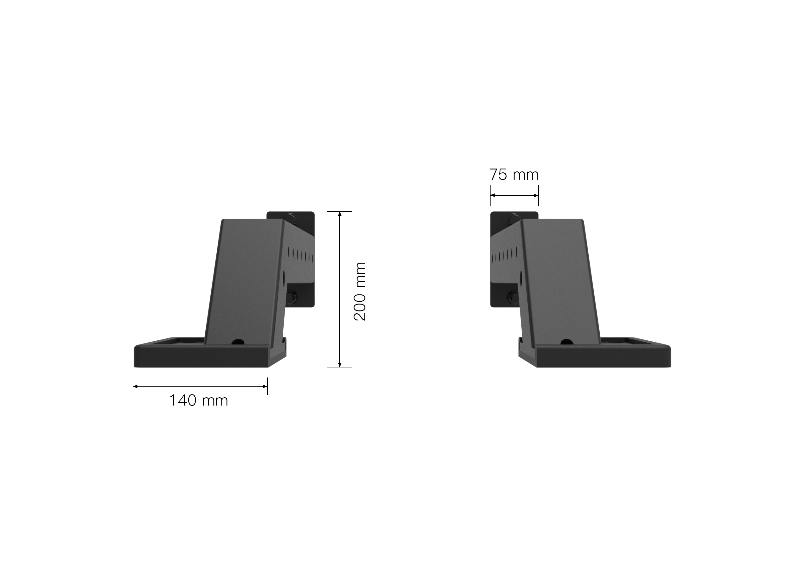 K75 Front Foot Stabilisers Pair K75 Front Foot Stabilisers Pair