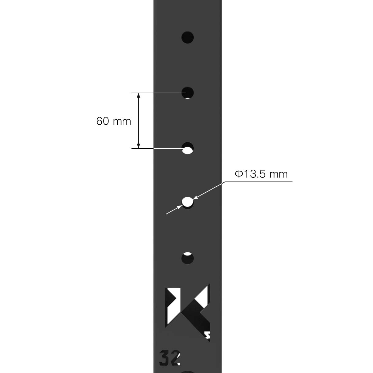 K75 UPRIGHT POST K75 UPRIGHT POST