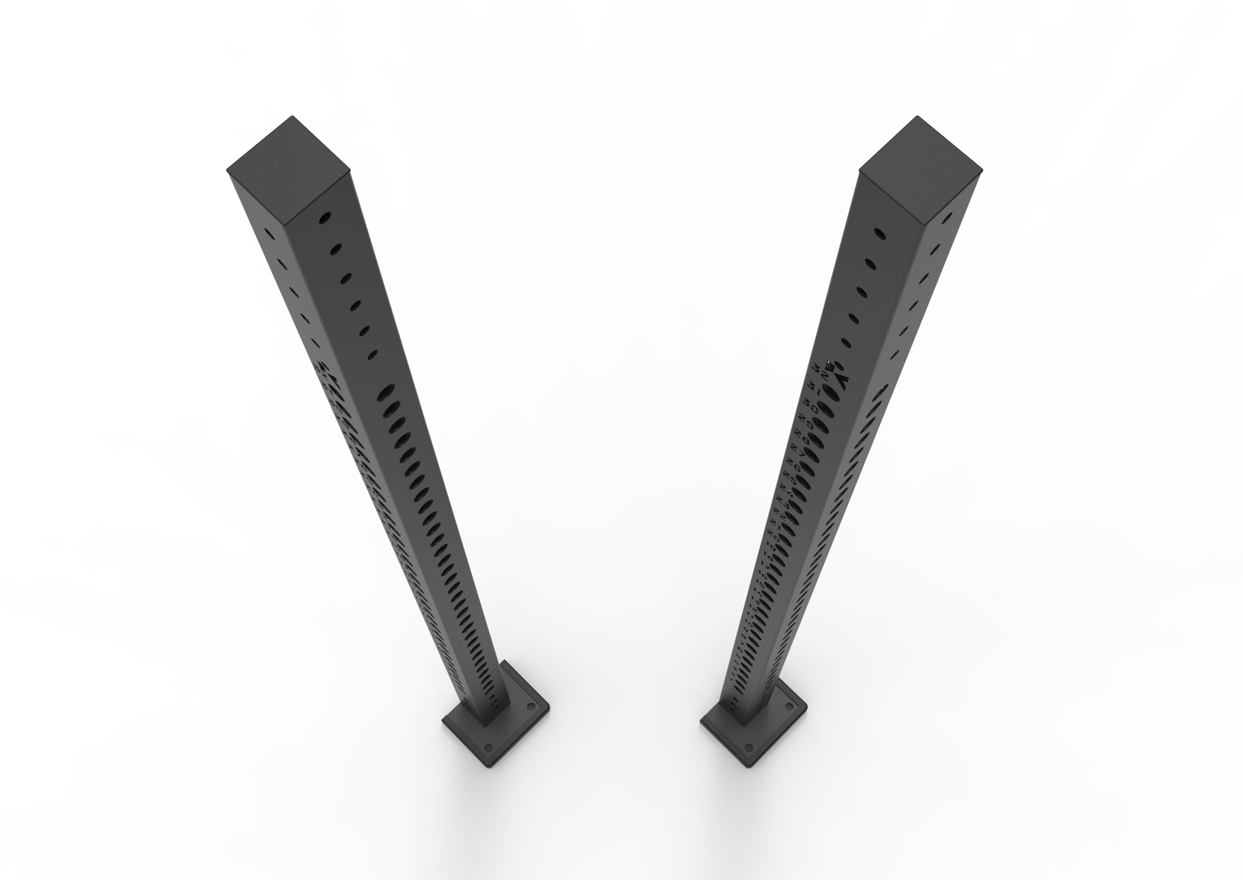 K75 226cm Upright Posts Pair