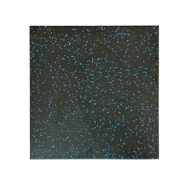 Composite Rubber Gym Flooring Blue Specs