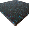 Composite Rubber Gym Flooring Blue Specs