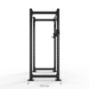 K75 Recon One Power Rack side view with dimensions