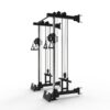 Dual Pulley Wall Mounted Rack side angle