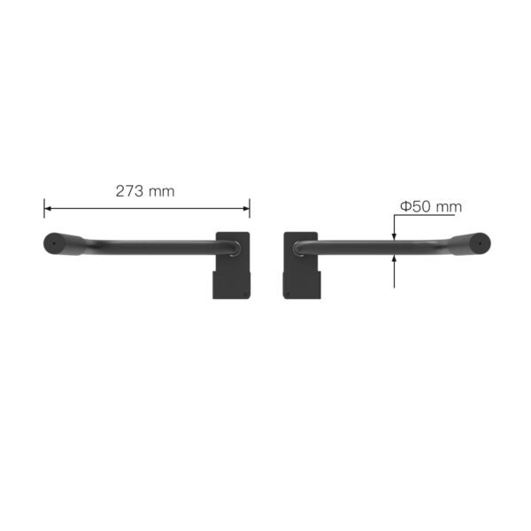 K60 Dip Bars measurements front