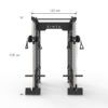 K75 Combat Power rack fron dimensions