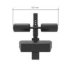 K75 Lat Pull Down Seat with Thigh Pad front view dimensions