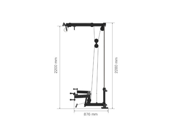 K75 Plate Lat Pull Down Attachment