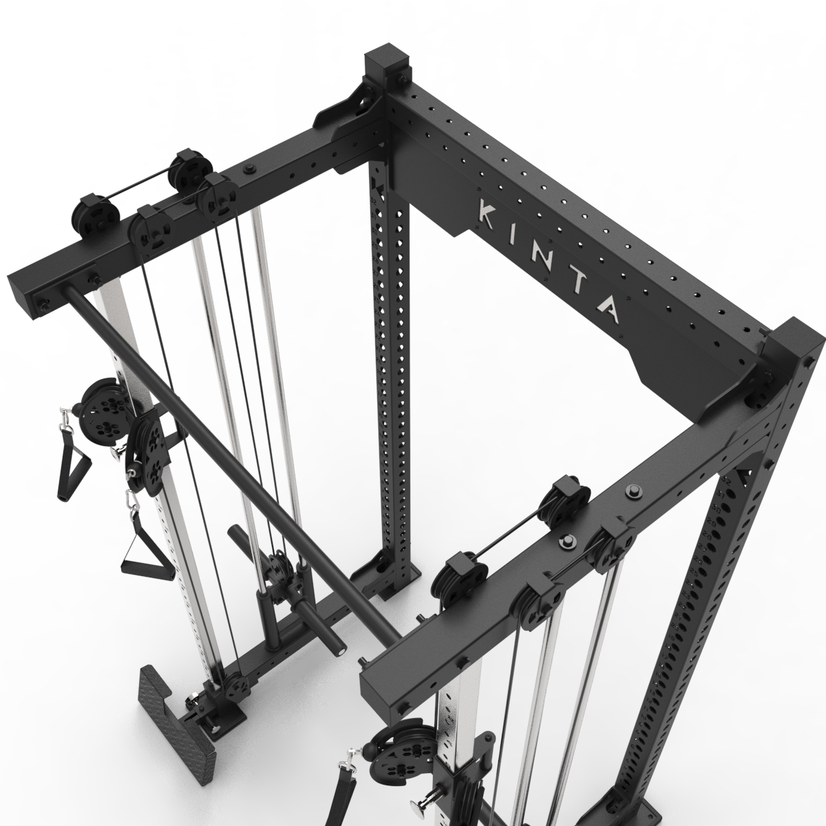 Dual Pulley Stand Alone Rack