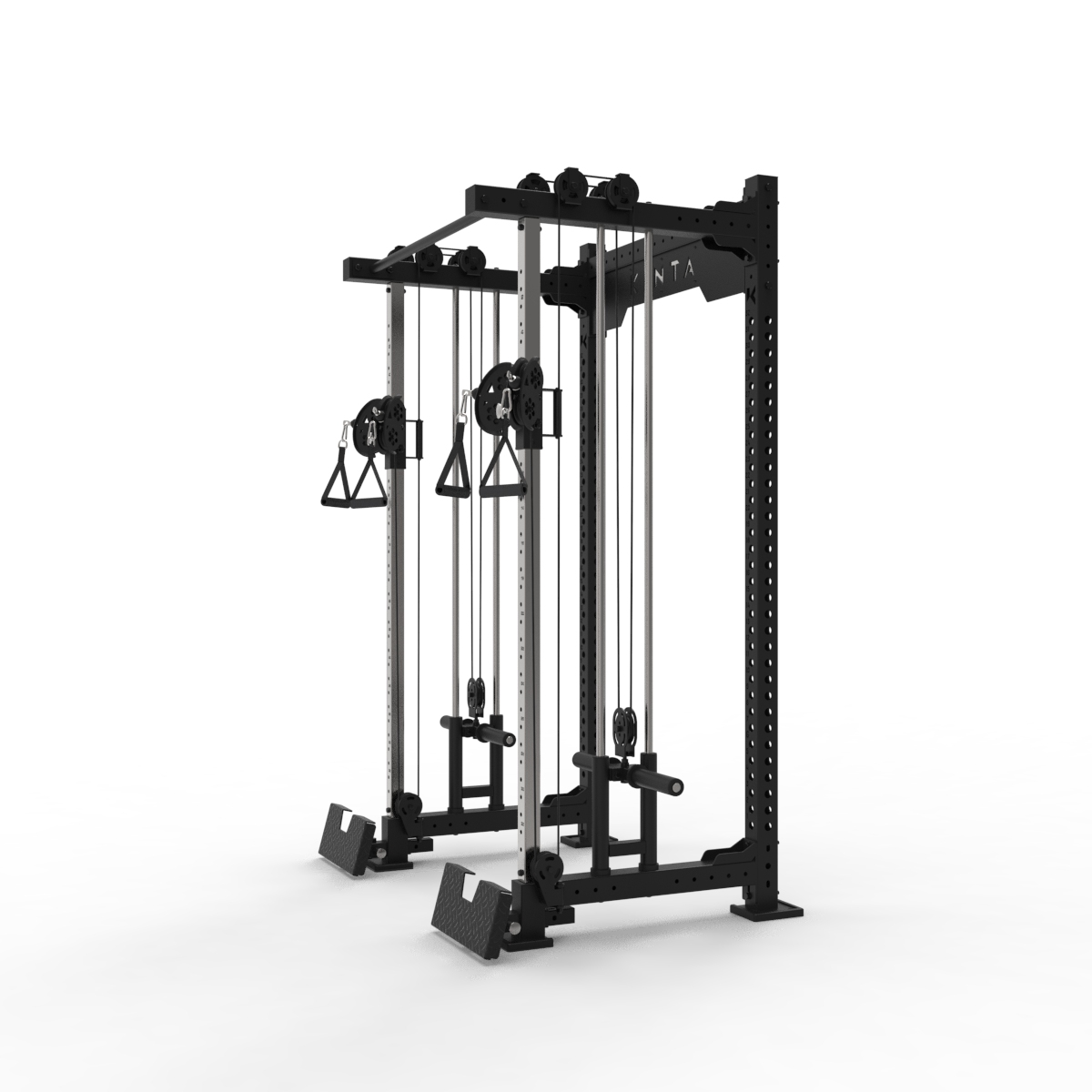 Dual Pulley Stand Alone Rack