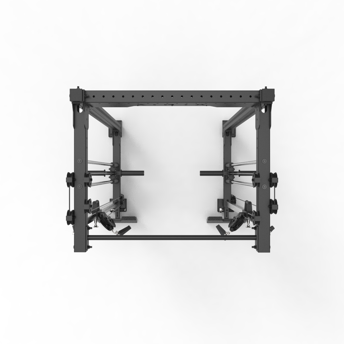 Dual Pulley Stand Alone Rack