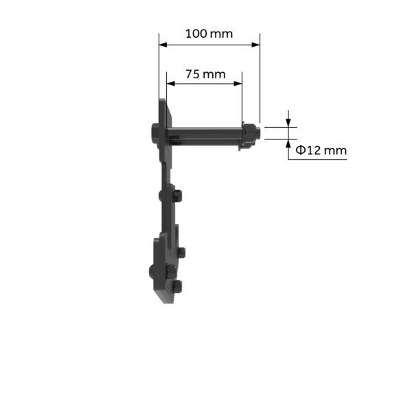 K75 Horizontal Barbell Rack Pair