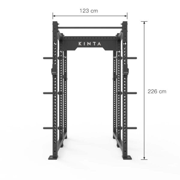 K75 Back 2 Back Squat Rack front measurements