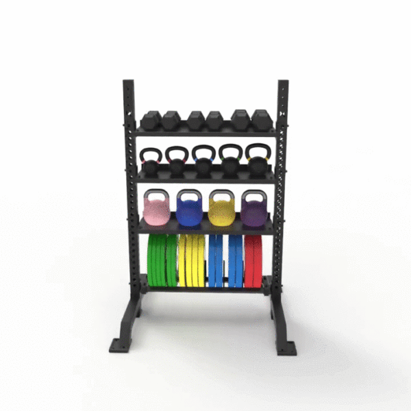K75 Compact 4 tier Storage Rack