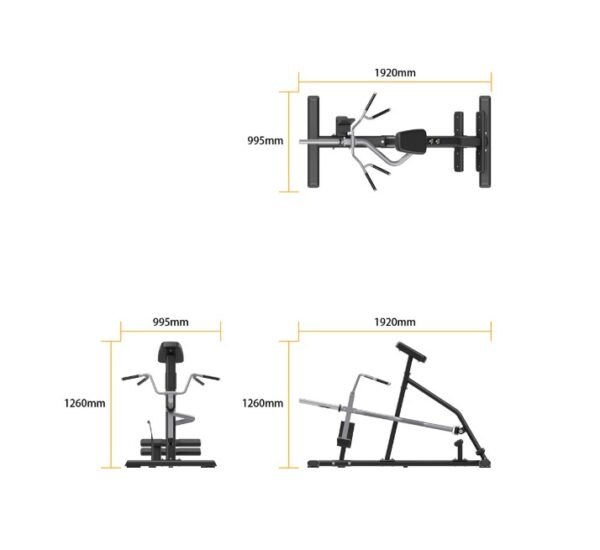 Kinta HQ T-Bar Row Machine