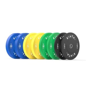 100kg Colour Bumper Weight Plate Set