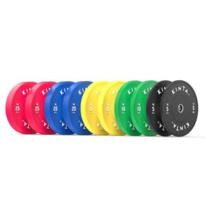150kg Colour Bumper Weight Plate Set